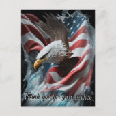 ありがとうございます あなたの尽力に感謝します ポストカード (正面)