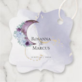 ありがとうございます お守りタグ | 紫の天の月 フェイバータグ (裏面)