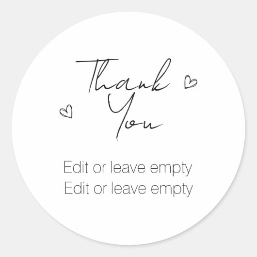 ありがとうございます ようこそ おめでとうございます ラウンドシール (正面)