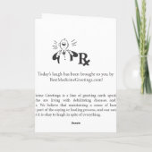 ありがとうございます。 サンキューカード (裏面)