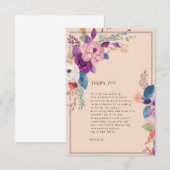 ありがとうございます  サンキューカード (正面/裏面)