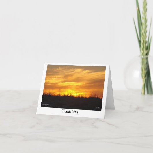 ありがとうございます – スクセットビーチ サンキューカード (正面)