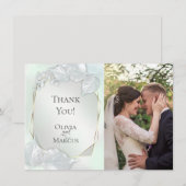 ありがとうございます | ハニーデュー シマー フォトフレーム サンキューカード (正面/裏面)