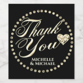 ありがとうございます ワインラベル (シングルラベル)