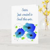 ありがとうございます (修道女より) カード (黄色い花)