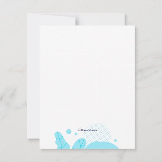 ありがとうございます。医師とナースカード サンキューカード (裏面)