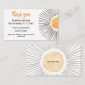 ありがとうございます。小さな名刺、パッケージ挿入 名刺 (正面/裏面)