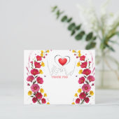 ありがとうございます。感謝しております。どうもありがとう。 ポストカード (スタンド正面)