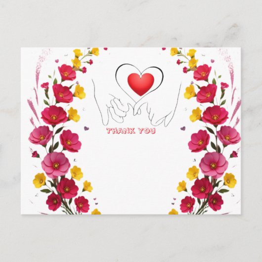 ありがとうございます。感謝しております。どうもありがとう。 ポストカード (正面)