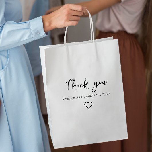 ありがとうございます。皆様のご支援は私たちにとって大きな励みになります。ショッピング ミディアムペーパーバッグ