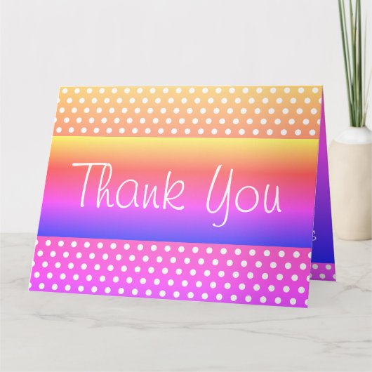 ありがとうござ気にう カード (正面)