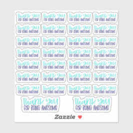 ありがとうござ素晴らしう – ビニールのステッカー シール