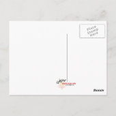 ありがとうごハート葉書 ポストカード (裏面)