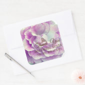 ありがとうごブライダルシャワーシール スクエアシール (封筒)