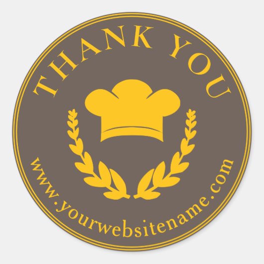 ありがとうごベーカリーラベル ラウンドシール (正面)