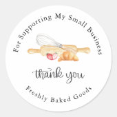 ありがとうごベーキングシール ラウンドシール (正面)
