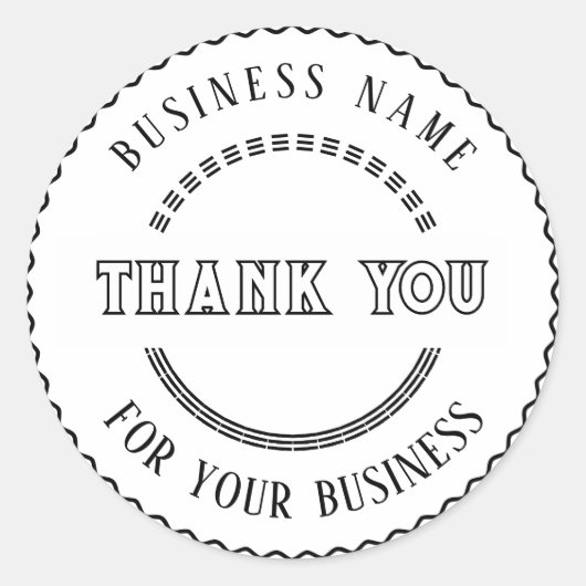 ありがとうごヴィンテージパーソナライズされたシール ラウンドシール (正面)