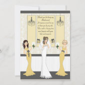 ありがとうご婚約者 招待状 (正面)