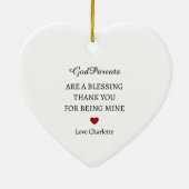 ありがとうご形見 |ありパーソナライズされたがとう セラミックオーナメント (裏面)