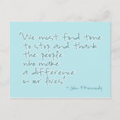 ありがとうご感動的引用文はがき ポストカード (正面)