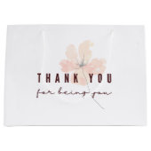 ありがとうご抱き枕 ラージペーパーバッグ (正面)