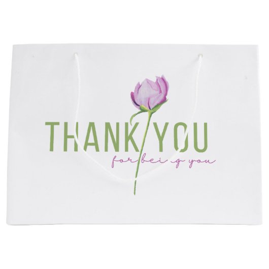 ありがとうご抱き枕 ラージペーパーバッグ (正面)