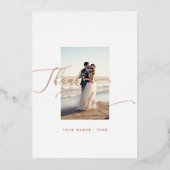 ありがとうご結婚ざいまエレガントす 箔シーズンカード (正面)