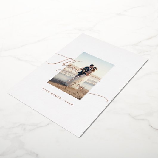 ありがとうご結婚ざいまエレガントす 箔シーズンカード (回転した状態)