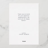 ありがとうご結婚ざいまエレガントす 箔シーズンカード (裏面)