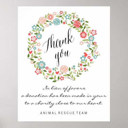 ありがとうご結婚ざいま |フローラ | bothanic ポスター (正面)