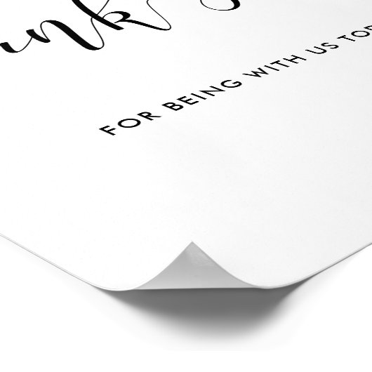 ありがとうご結婚ざいま ポスター (角)