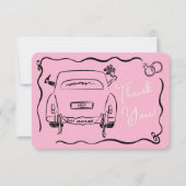 ありがとうご結婚ざわざ 招待状 (正面)