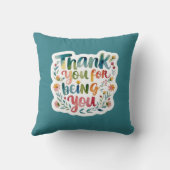 ありがとうご装飾用クッション クッション (裏面)