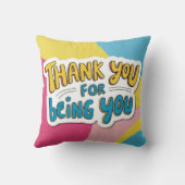 ありがとうご装飾用クッション クッション (裏面)