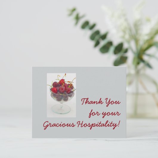 ありがとうご親切ホスピタリティ! ポストカード (スタンド正面)