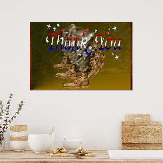ありがとうご退役軍人 – ポスター (キッチン)