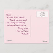 ありがとうさくらんぼのカスタマイズ ポストカード (裏面)