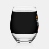 ありがとうと与え家族に鳥を渡す ステムなしワイングラス (右)