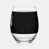 ありがとうと与え家族に鳥を渡す ステムなしワイングラス (左)