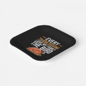 ありがとうと与え家族に鳥を渡す ペーパープレート (傾斜あり)