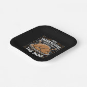 ありがとうと与え家族は鳥が醜い ペーパープレート (傾斜あり)