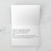 ありがとうなんて言わせない グリーティングカード サンキューカード (内部)