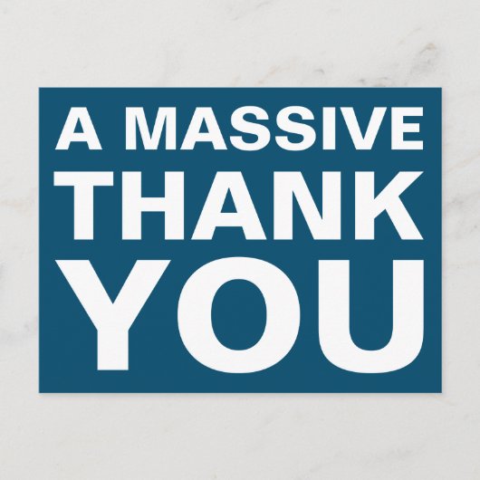 ありがとうのはがき ポストカード (正面)