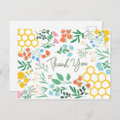 ありがとうのまわりにと野生の花 ポストカード (正面/裏面)