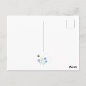 ありがとうのまわりにと野生の花 ポストカード (裏面)