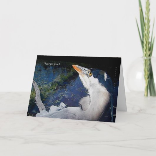 ありがとうのパパ: サンキューカード (正面)