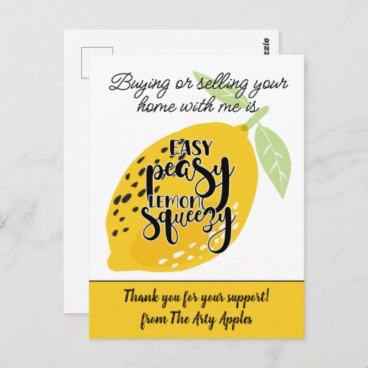 ありがとうの気持ちを込めたギフトボランティアマーケティング手渡し現実的な ポストカード (正面/裏面)