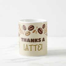 ありがとうの気持ちを込めて「Thanks A Latte」マグカップを贈ろう