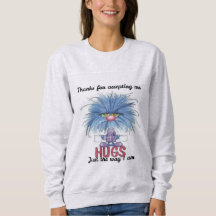 ありがとうの気持ちTシャツ 女性用スウェットシャツ