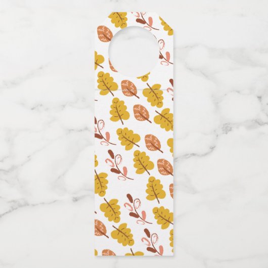 ありがとうのFriendsgivingのギフト ボトルネックタグ (裏面)